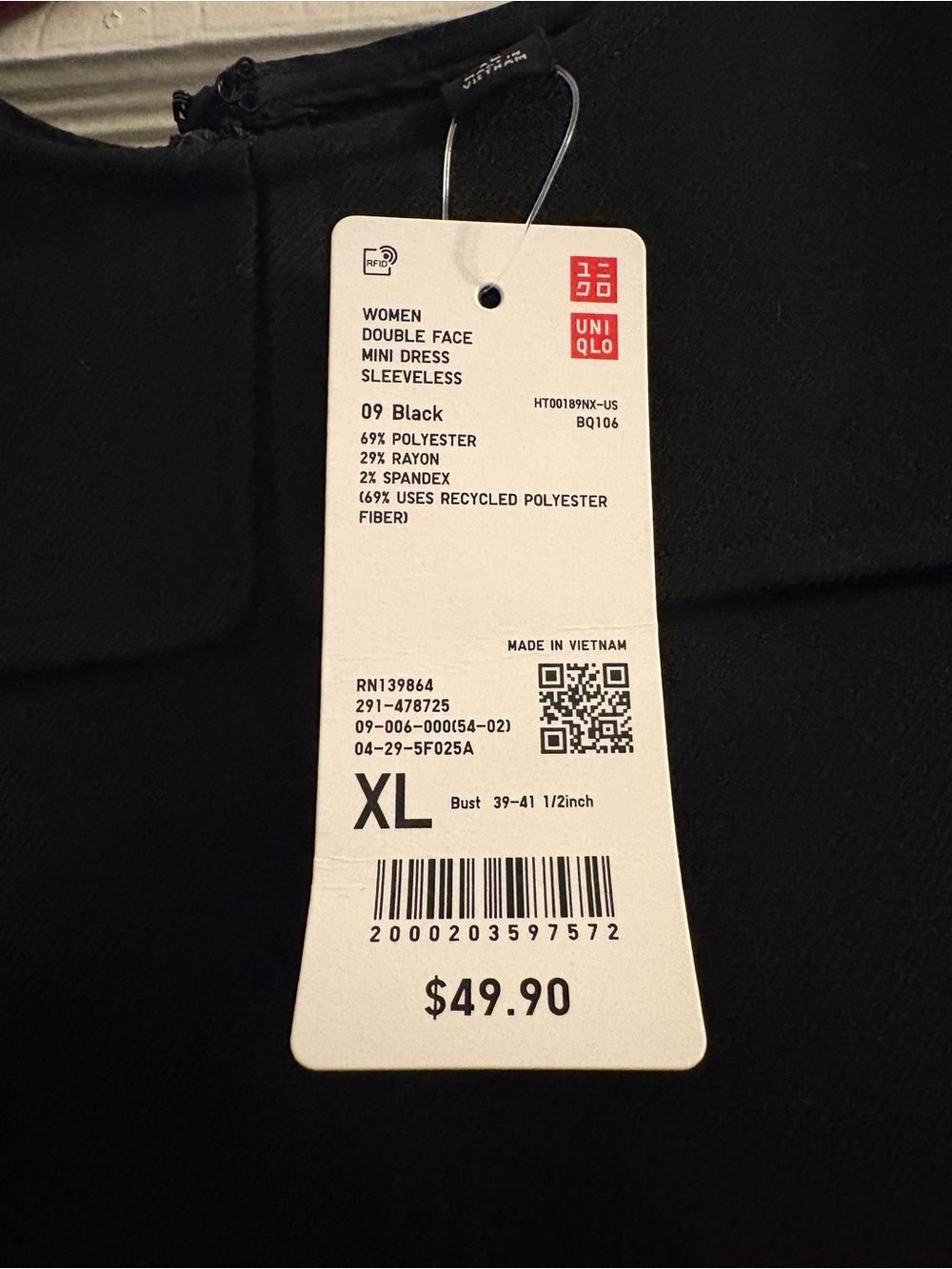 Uniqlo Double Face Mini Dress - Picture 2 of 5